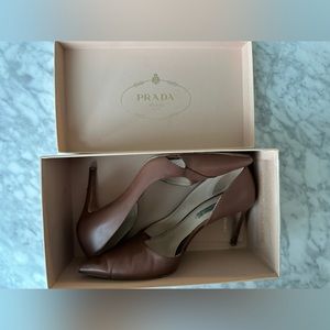 Prada Brown Pumps Vit Lux 3 size 11 41